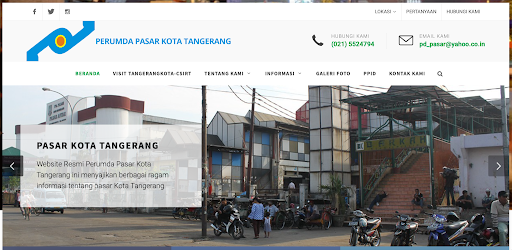 Perumda Pasar Kota Tangerang Web Portal